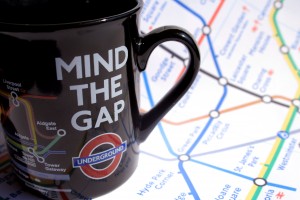 Mind The Gap mug and map