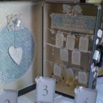 Suitcase wedding seating plan - source eBay.co.uk