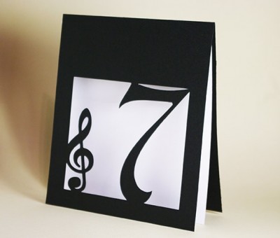 Treble Clef Table Number - etsy.com Treble Clef Table Number - etsy.com