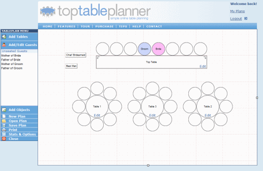 Place The Guests On The Plan
