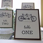 Bicycle Table Numbers