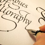 Learning Calligraphy For Your Wedding Seating Plan