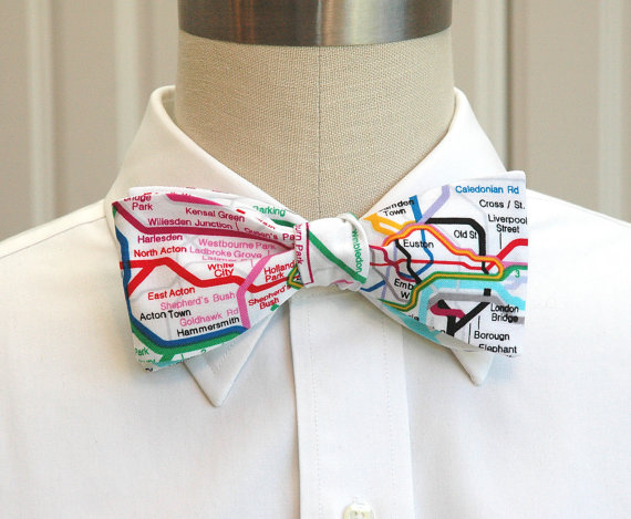 London Underground bow tie
